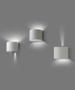 Faro Barcelona SUNSET Επιτοίχιο Φωτιστικό Εξωτερικού Χώρου Λευκού Χρώματος LED 3000K IP54 – 70686