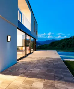 Faro Barcelona MASK Αδιάβροχο Επιτοίχιο Φωτιστικό, Σκούρου Γκρι Χρώματος LED 25W 3000K FARO – 71279