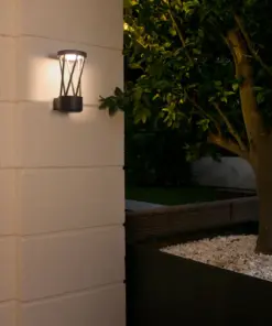 Faro Barcelona TWIST Επιτοίχιο Φωτιστικό Εξωτερικού Χώρου, IP65, Σκούρου Γκρι Χρώματος, LED 10W 3000K – 71285