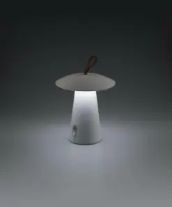 Faro Barcelona TASK Φορητό Επιτραπέζιο Φωτιστικό Λευκού Χρώματος, Step Dimmable LED 3000K 2W- 70914