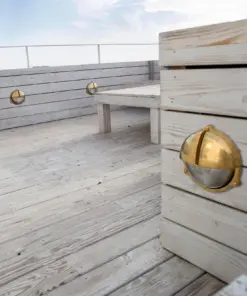 Faro Barcelona TIMON Επιτοίχιο Φωτιστικό, Εξωτερικού Χώρου από Ορείχαλκο – 70996