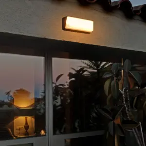 Faro Barcelona HALF Επιτοίχιο Φωτιστικό Μαύρου Χρώματος SMD LED 20W 3000K- 71537