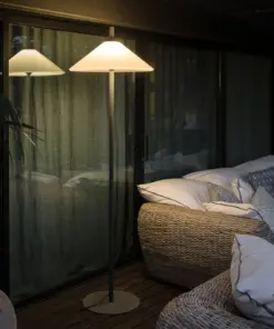 Faro Barcelona HUE OUT Επιδαπέδιο Φωτιστικό Εξωτερικού Χώρου, IP44, Χρώματος Σκούρο Γκρι – 71569-01