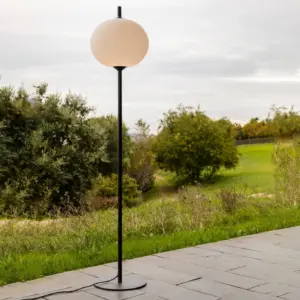 Faro Barcelona HUE OUT Επιδαπέδιο Φωτιστικό Εξωτερικού Χώρου, IP44, Χρώματος Σκούρο Γκρι-Κρεμ- 71569-04