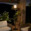  Faro Barcelona HUE OUT Επιδαπέδιο Φωτιστικό Εξωτερικού Χώρου, IP44, Ψάθινο Συνθετικό – 71569-07