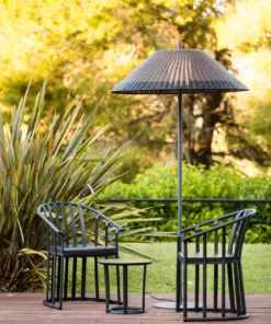 Faro Barcelona HUE OUT Επιδαπέδιο Φωτιστικό Εξωτερικού Χώρου, IP44, Συνθετικό Ψάθινο – 71569-08