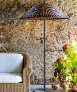 Faro Barcelona HUE OUT Επιδαπέδιο Φωτιστικό Εξωτερικού Χώρου, IP44, Συνθετικό Ψάθινο – 71569-08