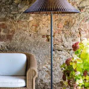 Faro Barcelona HUE OUT Επιδαπέδιο Φωτιστικό Εξωτερικού Χώρου, IP44, Συνθετικό Ψάθινο – 71569-08