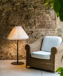 Faro Barcelona HUE OUT Επιδαπέδιο Φωτιστικό Εξωτερικού Χώρου, IP44, Χρώματος Σκούρο Γκρι-Κρεμ – 71575-05