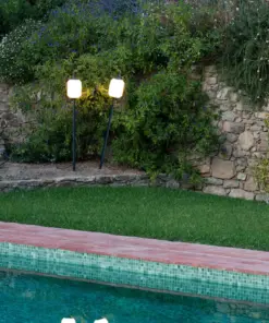 Faro Barcelona HUE OUT Ακίδα Εξωτερικού Χώρου, IP 44, Σκούρου Γκρι Χρώματος, 1m,- 71575P-03