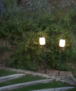 Faro Barcelona HUE OUT Ακίδα Εξωτερικού Χώρου, IP 44, Σκούρου Γκρι Χρώματος, 1m,- 71575P-03