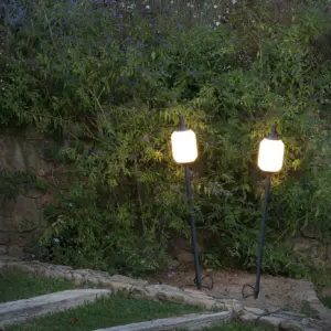 Faro Barcelona HUE OUT Ακίδα Εξωτερικού Χώρου, IP 44, Σκούρου Γκρι Χρώματος, 1m,- 71575P-03