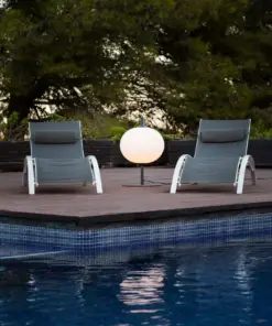 Faro Barcelona HUE OUT Επιδαπέδιο Φωτιστικό, Εξωτερικού Χώρου, Λευκού Χρώματος – 71576-04