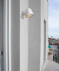 Faro Barcelona GINA Επιτοίχιο Φωτιστικό, Εξωτερικού Χώρου, Λευκού Χρώματος IP44 – 71366