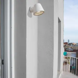 Faro Barcelona GINA Επιτοίχιο Φωτιστικό, Εξωτερικού Χώρου, Λευκού Χρώματος IP44 – 71366