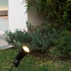 Faro Barcelona TONI BLACK Φωτιστικό Εξωτερικού Χώρου, IP65,  και με Ακίδα 1 LEDXGU10  71528