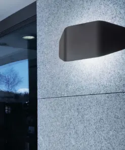 Faro Barcelona FUTURE Επιτοίχιο Φωτιστικό Εξωτερικού Χώρου, Σκούρου Γκρι Χρώματος 1XE27 20W 5000K – 71517