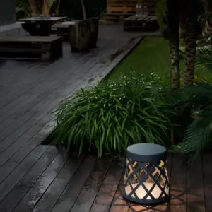 Faro Barcelona Φωτιστικό Κήπου Κολωνάκι SHADOW LED Σκούρο Γκρι 11W IP65 – 72311
