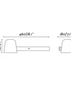 Faro Barcelona TILA Επιτοίχιο Φωτιστικό Λευκού Χρώματος 1XE27 – 62360