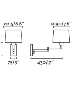 Faro Barcelona ARTIS Επιτοίχιο Φωτιστικό Χρωμίου – 68495-01