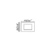 Faro Barcelona SPARK-1 Χωνευτό Φωτιστικό Τοίχου LED 5W 3000K Γκρι Χρώματος IP65 – 70162