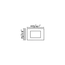Faro Barcelona SPARK-1 Χωνευτό Φωτιστικό Τοίχου LED 5W 3000K Γκρι Χρώματος IP65 – 70162