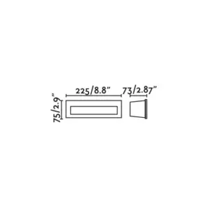Faro Barcelona NAT Χωνευτό Επιτοίχιο Φωτιστικό LED 8W 3000K IP65 Λευκού Χρώματος – 70271