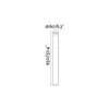Faro Barcelona Φωτιστικό Κολωνάκι Κήπου BAST LED 25W 3000K IP65 Μαύρου Χρώματος – 70292
