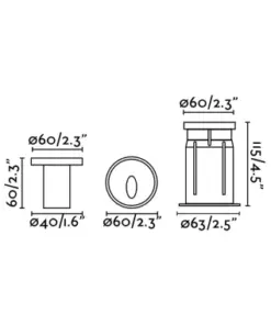 Faro Barcelona Χωνευτό Φωτιστικό Σποτ DANG LED 3W 3000K IP67 ΙΝΟΧ – 70446