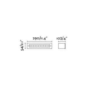 Faro Barcelona Φωτιστικό Δαπέδου Κήπου FALLS 290 LED 9W 3000K IP67 Ατσάλι – 71730
