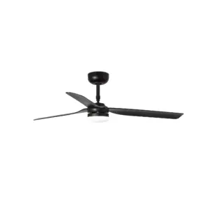 Faro Barcelona Punt Smart Wi-Fi Ανεμιστήρας Οροφής με Φως Τηλεχειριστήριο Μαύρου Χρώματος – 33815WP-21