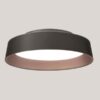 ΠΛΑΦΟΝΙΕΡΑ LED 60W Φ700×90 3000Κ ΜΑΥΡΗ/ΚΑΦΕ ΓΚΟΦΡΕ EUROLAMP 144-51009