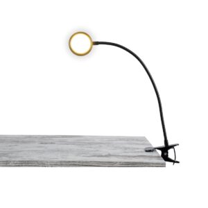 GloboStar® RING 85823 Μοντέρνο Επιτραπέζιο Φωτιστικό Πορτατίφ LED 5W 500lm 180° DC 5V – με Καλώδιο Τροφοδοσίας USB 2.0 – Ενσωματωμένο Χειριστήριο Εναλλαγής Χρωμάτων – CCT Θερμό Λευκό 2700K – Φυσικό Λευκό 4500K – Ψυχρό Λευκό 6000K Dimmable – Φ6 x Μ35 x Υ2c