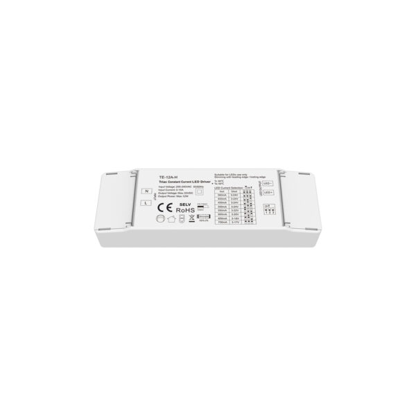 GloboStar® 73131 TE-12A-H SKYDANCE AC Triac Dimmable Constant Current LED Driver 1 Κανάλι AC 200-240V 1 x 0.15A 12W – Max 0.15A 12W – IP20 Μ11.1 x Π3.7 x Υ2cm – 5 Χρόνια Εγγύηση