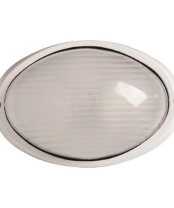 ΑΠΛΙΚΑ ΤΟΙΧΟΥ OBAΛ ΑΛΟΥΜΙΝΙΟΥ ΛΕΥΚΗ EUROLAMP 147-55060
