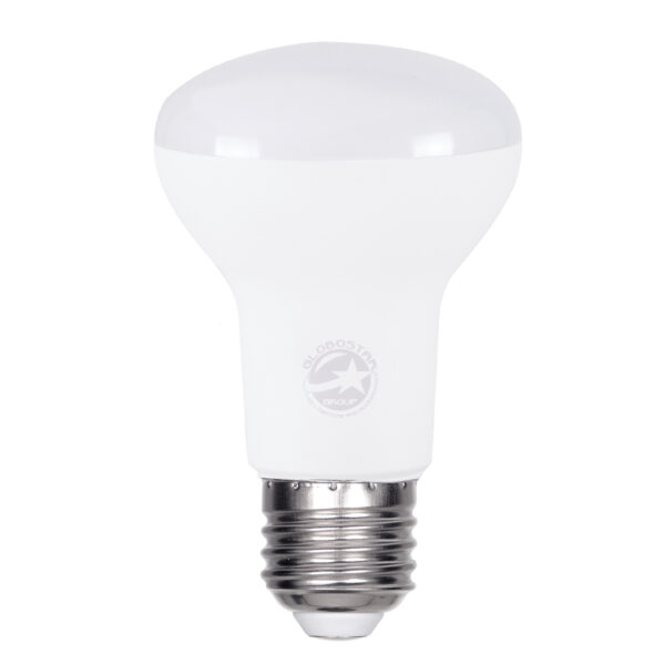 GloboStar® 60080 Λάμπα LED E27 R63 Σποτ 10W 940lm 120° AC 220-240V IP20 Φ6.3 x Υ10.4cm Θερμό Λευκό 2700K - 3 Years Warranty