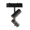 ΣΠΟΤ ΜΑΥΡΟ ΜΑΓΝΗΤΙΚΗΣ ΡΑΓΑΣ ULTRA SLIM 2x8W 3CCT ΜΕ TRIAC EUROLAMP – 145-59513