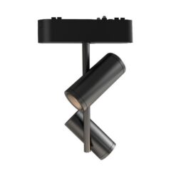 ΣΠΟΤ ΜΑΥΡΟ ΜΑΓΝΗΤΙΚΗΣ ΡΑΓΑΣ ULTRA SLIM 2x8W 3CCT ΜΕ TRIAC EUROLAMP – 145-59513