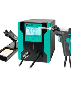 GloboStar® 79994 Proskit SS-331H Desoldering Station – Επαγγελματικός Σταθμός Αποκόλλησης Ρεύματος 140W AC 220-240V με Ρύθμιση Θερμοκρασίας 160°C έως 480°C Μ13 x Π18.5 x Υ16cm