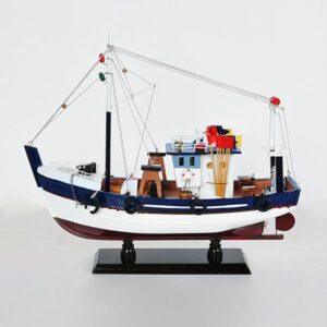 ΚΑΡΑΒΙ, ΜΠΛΕ-ΛΕΥΚΟ-ΚΟΚΚΙΝΟ, 38x12x34cm EUROLAMP – 600-44997