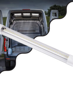 GloboStar® 85822 Φωτιστικό Καμπίνας – Cabinet Light 30CM – LED SMD 2835 10W 1000lm DC 12-85V με Κόλλα Διπλής Όψης 3M – Διακόπτη On/Off – Ψυχρό Λευκό 6000K