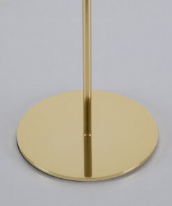 GloboStar® ISABELLA 35102 Κηροπήγιο Μεταλλικό Χρυσό Φ10 x Υ33cm