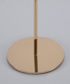 GloboStar® ISABELLA 35105 Κηροπήγιο Μεταλλικό Χάλκινο Φ10 x Υ33cm