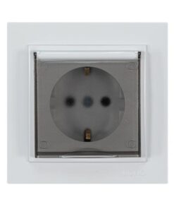 ΠΡΙΖΑ ΣΟΥΚΟ ΚΑΠΑΚΙ 16A ΛΕΥΚΗ EUROLAMP – 152-10133