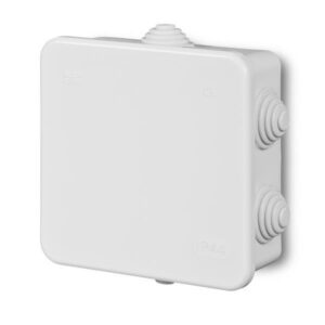 ΜΠΟΥΑΤ ΕΞΩΤΕΡΙΚΟ 110X110X52 IP55 ΛΕΥΚΟ EUROLAMP – 151-25510