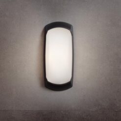 FUMAGALLI FRANCY-OP ΑΠΛΙΚΑ ΤΟΙΧΟΥ ΜΑΥΡΗ ΟΠΑΛ  Ε27 300x130mm EUROLAMP – 145-26175