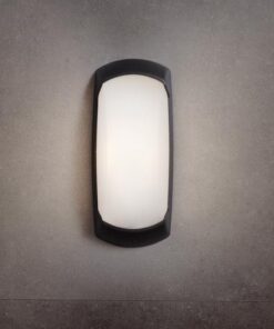 FUMAGALLI FRANCY-OP ΑΠΛΙΚΑ ΤΟΙΧΟΥ ΜΑΥΡΗ ΟΠΑΛ  Ε27 300x130mm EUROLAMP – 145-26175