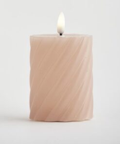 ΚΕΡΙ ΜΠΑΤΑΡΙΑΣ ΜΕ ΦΛΟΓΑ, ΡΟΖ, ΜΕ ΧΡΟΝΟΔΙΑΚΟΠΤΗ, 7x12cm EUROLAMP – 147-15104