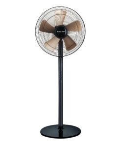 ΑΝΕΜΙΣΤΗΡΑΣ ΜΕ ΟΡΘΟΣΤΑΤΗ ΜΑΥΡΟ-ΧΡΥΣΟ Φ41 60W EUROLAMP – 300-20012