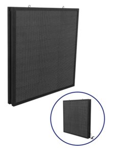 GloboStar® 90341 Κυλιόμενη Ψηφιακή Επιγραφή P10 LED SMD AC 220-240V με Wi-Fi – Αδιάβροχή IP65 – Διπλής Όψης – Μ104 x Π12 x Υ104cm Κόκκινο